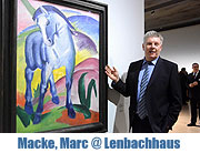 Ausstellung "August Macke und Franz Marc. Eine Künstlerfreundschaft" im Kunstbau Lenbachhaus vom 28.01.-03.05.2015  (©Foto. Martin Schmitz)